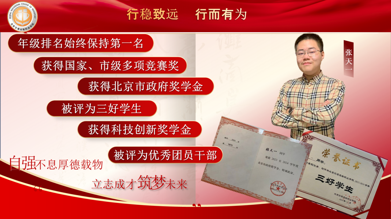 国奖青年｜张天一：以信仰铸初心 以实干砺青春